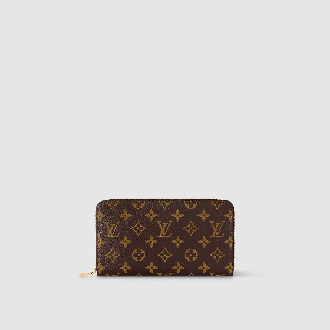 Ví Louis Vuitton Zippy Organizer Monogram Nam Nâu